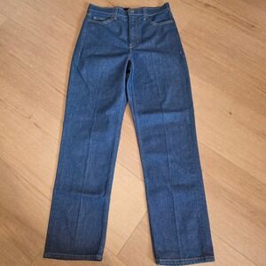 Banana Republic Jeans 28 Regular High Rise Straight Leg Dark Wash Blue